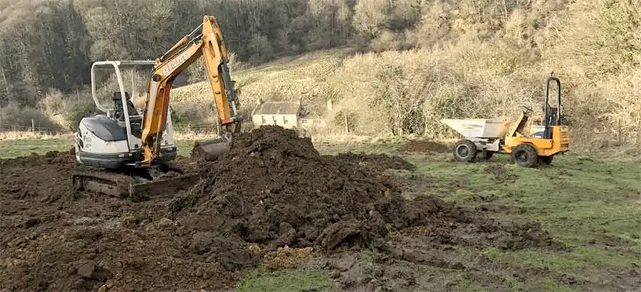 Hard landscaping work